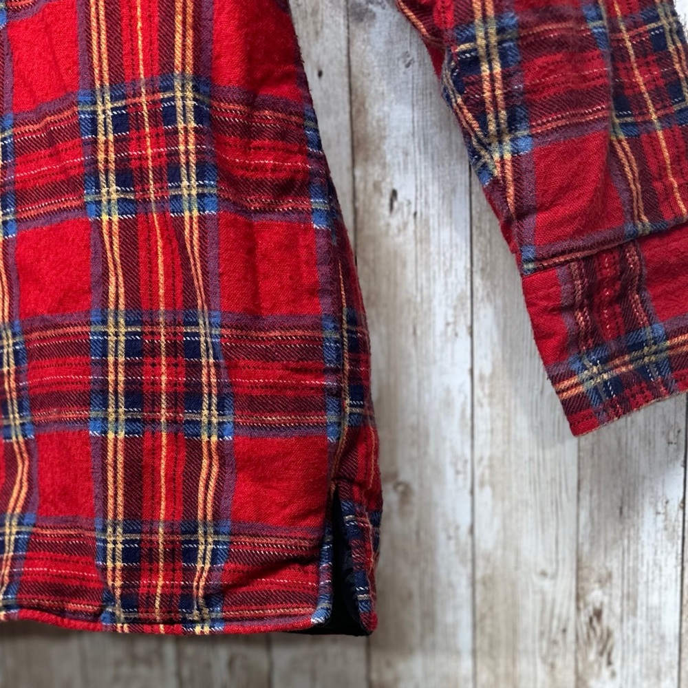 Dickies Plaid Padded Flannel Shacket [MRC-002] - Picture 6 of 10